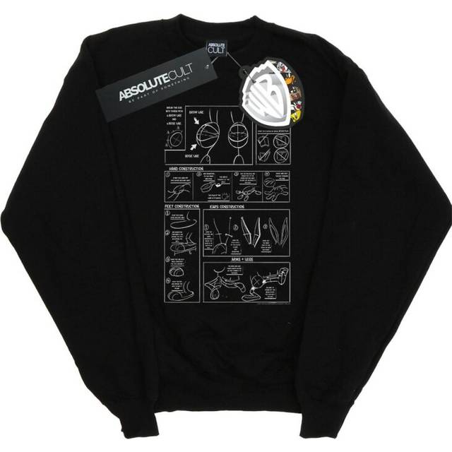 Bugs Bunny Colour Code Sweatshirt - Black - 4XL