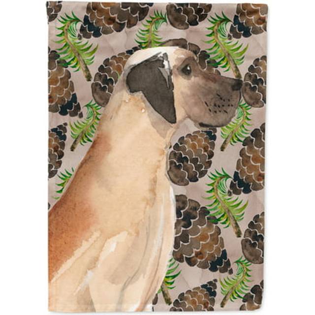 Caroline's Treasures BB9594GF Fawn Natural Dane Pine Cones Decorative Garden Flag  Size