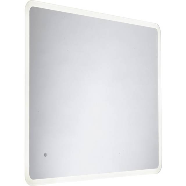 Aster Fog Free Bathroom Mirror - White (60 cm H x 80 cm W)