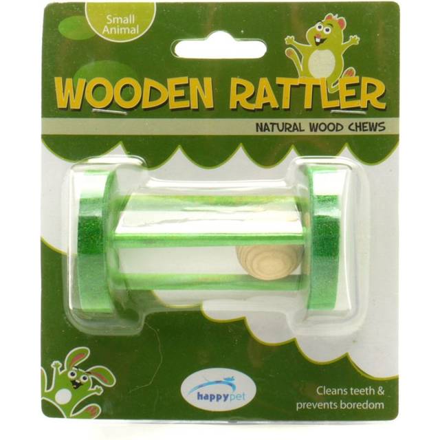 Natural Wood Chews Wooden Rattler Circle