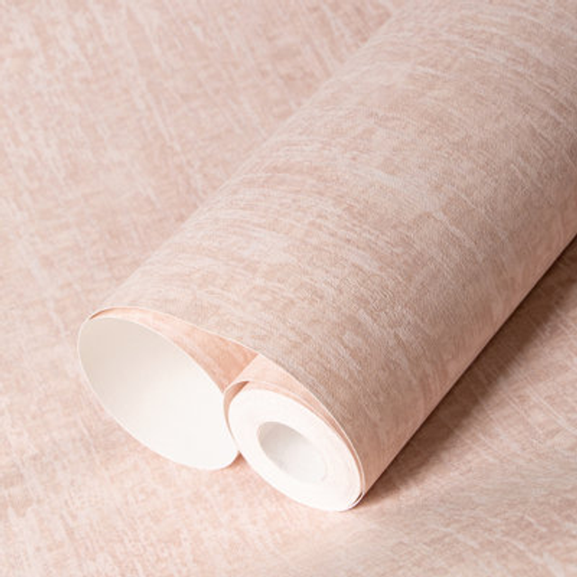 Galerie Crafted Plain Texture Pink Wallpaper 65001, Pink