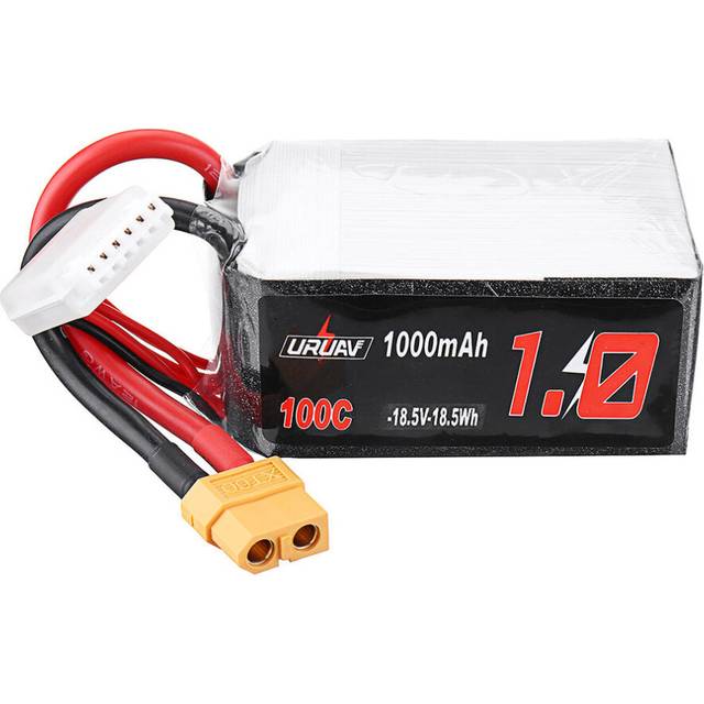 URUAV 18.5V 1000mAh 100C 5S Lipo Battery XT60 Plug for FPV Racing Drone