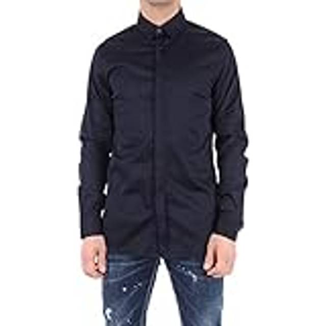Armani Exchange, Casual Shirts, male, Blue, S, Blue Shirts for Men