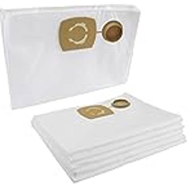 MisterVac Compatible with Professional Vacuum Cleaner Bags, Replacement Bags 5 Pieces Mirka DE1230 M AFC Prof.