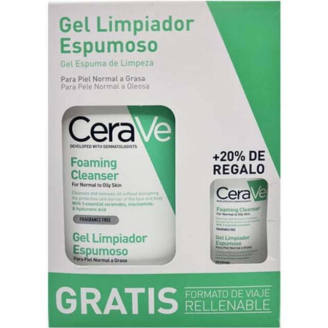 CeraVe Foaming Cleanser with Niacinamide and 3 Essential Ceramides for Normal to Oily Skin 473ml