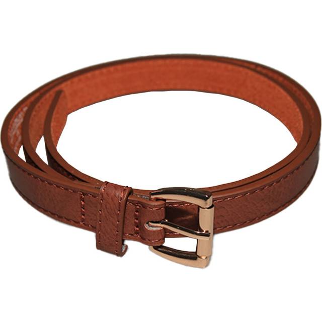 (XL, Tan) Forest Womens/Ladies Leather Skinny Belt