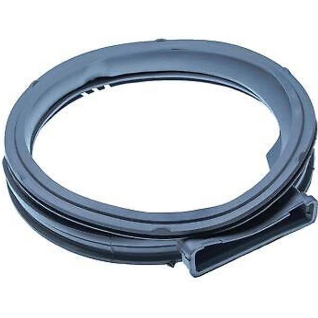 vhbw Door Seal compatible with LG F12U2HDM0NH, F12U2HDM1N, F12U2HDM1NH, F12WD74SLIM Washer-Dryer - Rubber, Diameter 38 cm, Grey