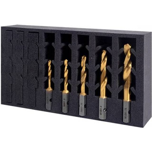 HMT VersaDrive Combination Drill-Tap Set 5 Piece + 1/4&quot; VersaDriv