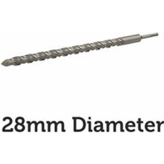 PRO 28mm x 460mm SDS Plus Masonry Drill Bit Tungsten Carbide Cutting Head Tip - Multi - One Size
