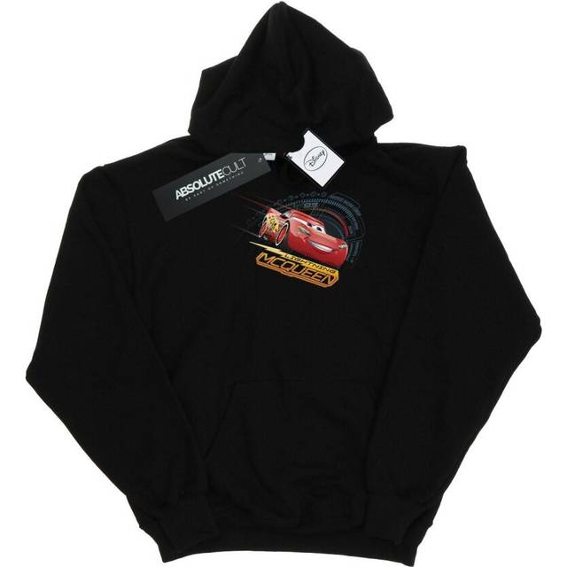 (3XL, Black) Disney Mens Cars Lightning McQueen Hoodie