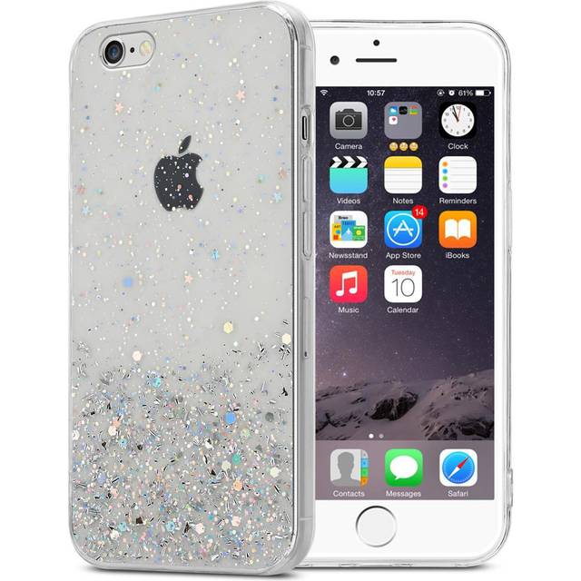 Case for apple iphone 6 / 6s protection cover tpu silicone glitter