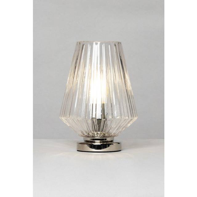 BHS Lighting - Poplar Small Vessel Table Lamp - Clear - One Size