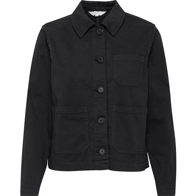 Part Two, Jacka, Dam, L, Bomull, Smart Jacka med Lång Ärm och Knäppning - black (L)