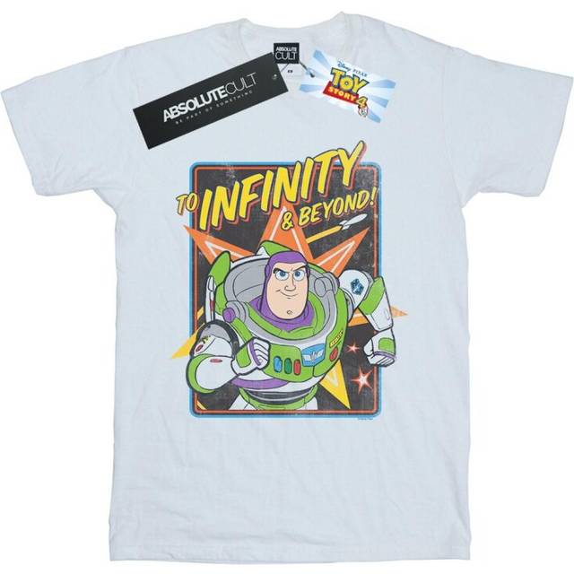 (5XL, White) Disney Mens Toy Story 4 Buzz To Infinity T-Shirt