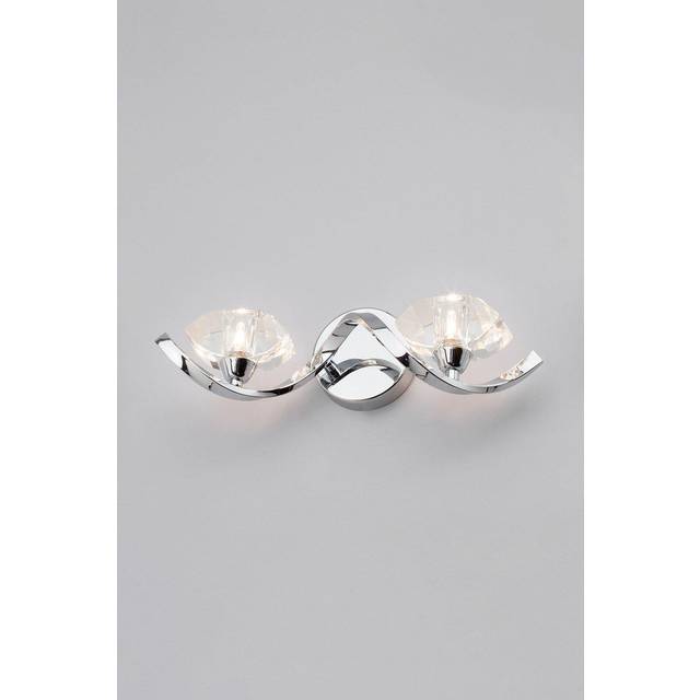 BHS Bella Wall Light - Chrome/Clear