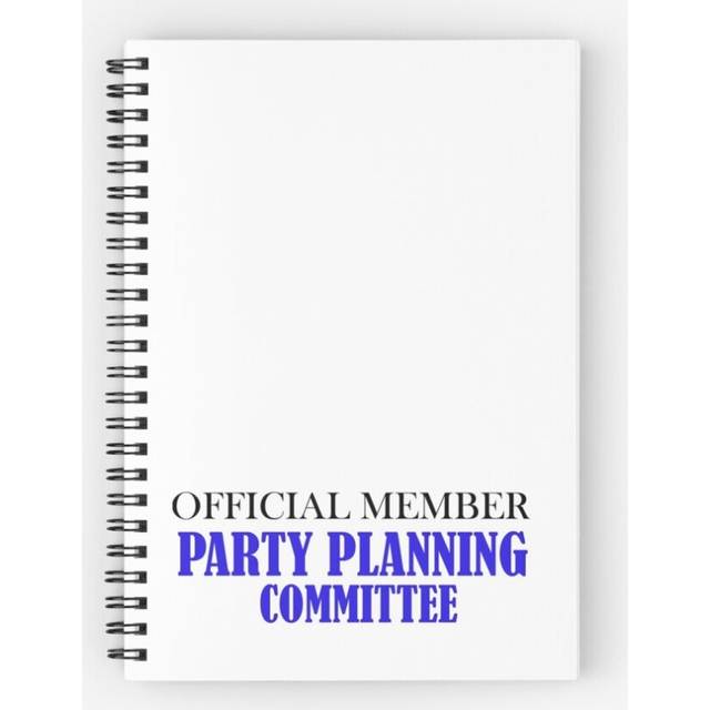 Spiral Notebook The Office - Party Planning Committee A5 120 Pages
