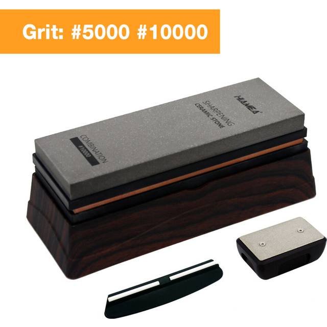 (a-5000 10000 set) HIAMEA New ceramic whetstone Knife Sharpener whetstone Sharpening Stones grinding stone System water stone honing whetstone