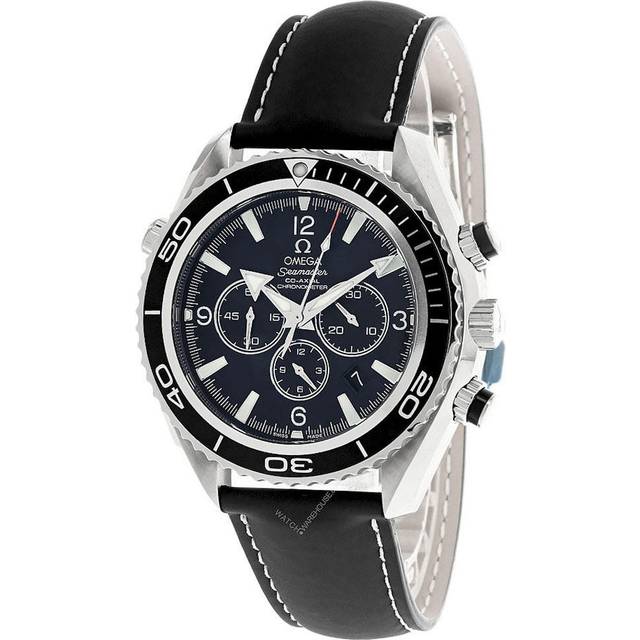 OMEGA Seamaster Planet Ocean 45.5MM Chronograph Men's Watch 2910.50.81/29105081 - Black - 45 mm
