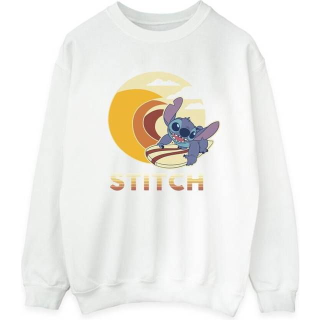 Lilo & Stitch Summer Waves Sweatshirt - White - XXL