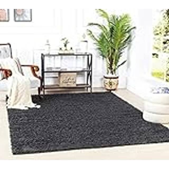 Fivelands Handwoven Dark Grey Rug (Rectangle 160 x 220cm)