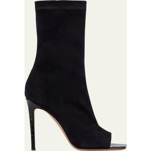Paris Texas Amanda suede ankle boots - black (UK 2.5)