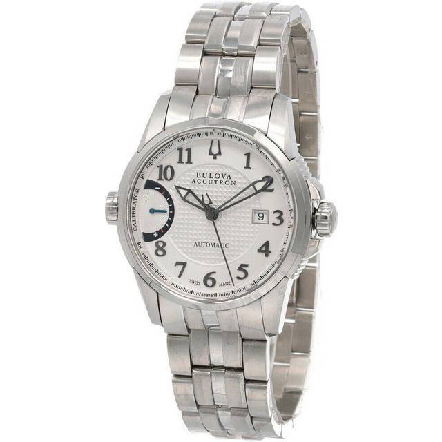 New Bulova Accutron Auto White Dial Stainless steel Men's Watch 63B161 - 44 mm