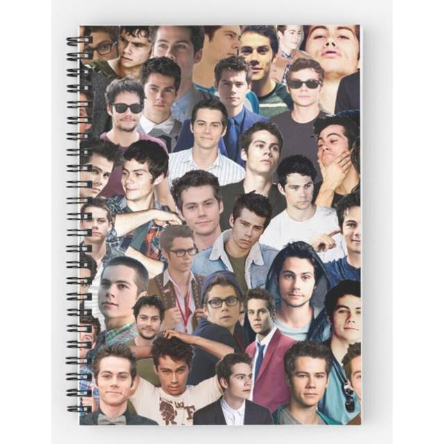 Spiral Notebook dylan o'brien collage A5 120 Pages