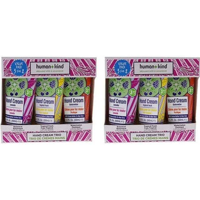 Hand Cream Trio - Pack of 2 by Human+Kind for Unisex - 3 x 1.7 oz Bota