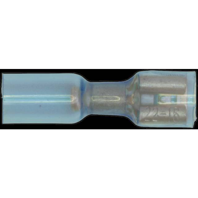 Sealey BTSPF25 Heat Shrink Push-On Terminal 6.4mm Female Blue Pack...
