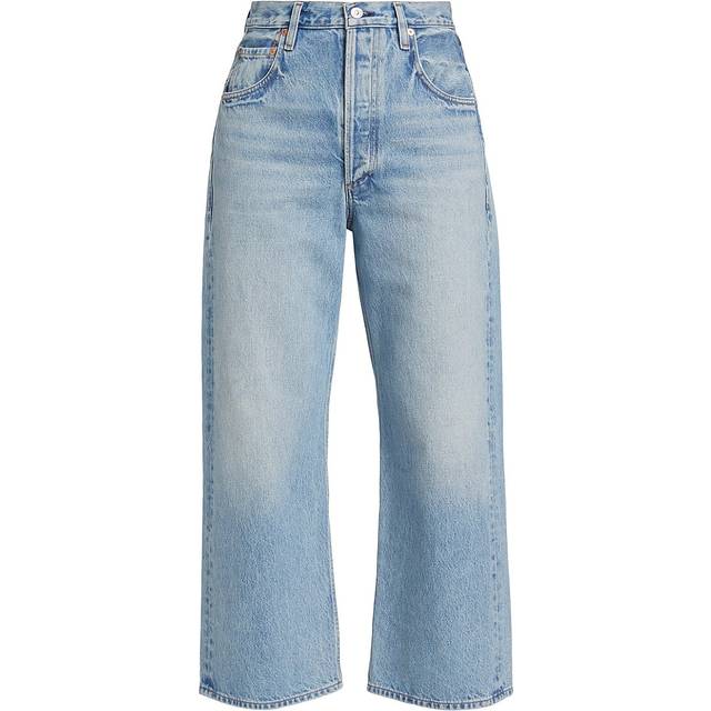 Gaucho Vintage Wide-Leg Jeans - MISTY LT IND - 29