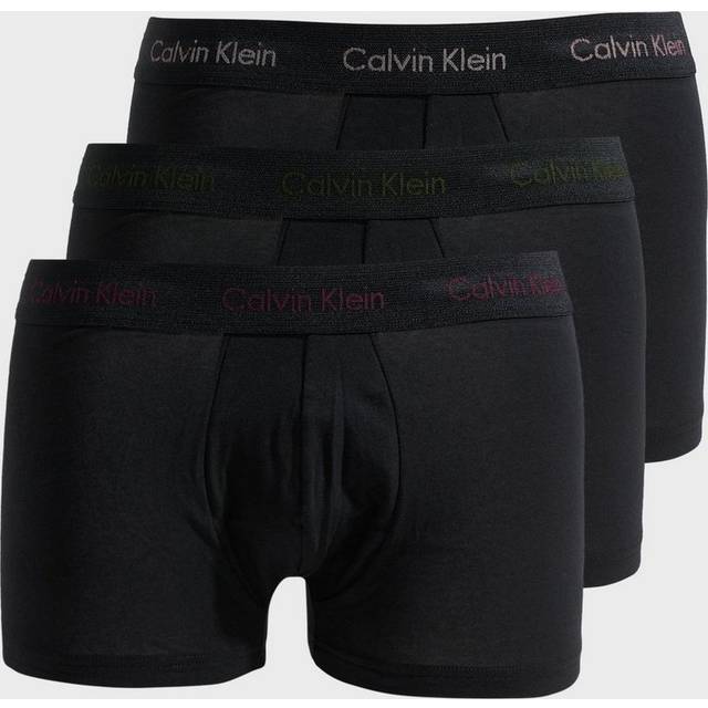 Calvin Klein Mens Cotton Stretch Low Rise Trunk 3 Pack