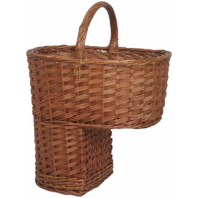 Double Steamed Stair Basket with White Lining - Unlined