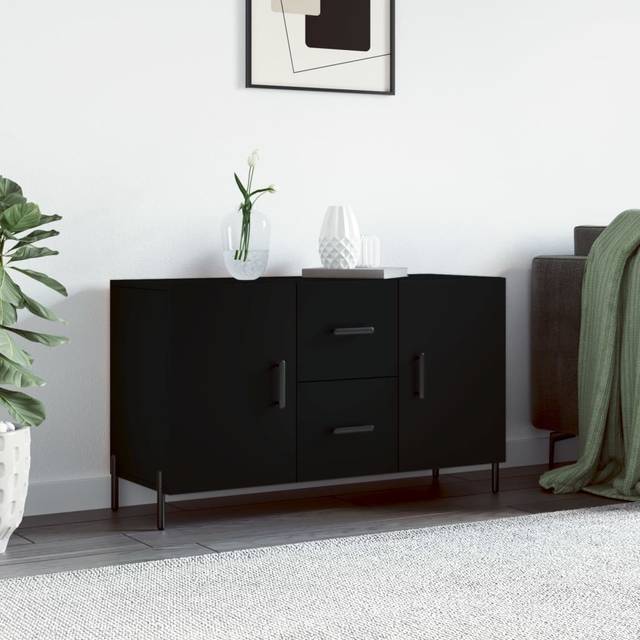 Vidaxl - Sideboard Black 100x36x60 cm Engineered Wood