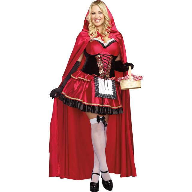 Little Red Plus Size Costume for Women - Black&#47;Red (6X)