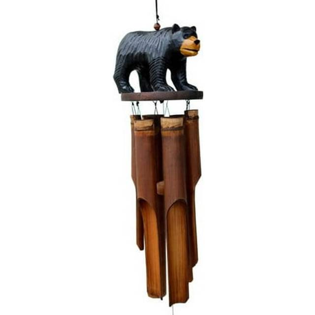 Black Bear Bamboo Wind Chime