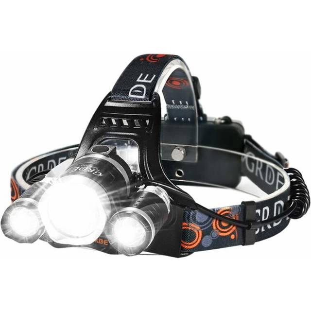 LED Headlights Powerful USB Rechargeable Headlamp18650 Outdoor Fishing Bicycle Camping Hiking Hardhat Torch Portable Flashlights
