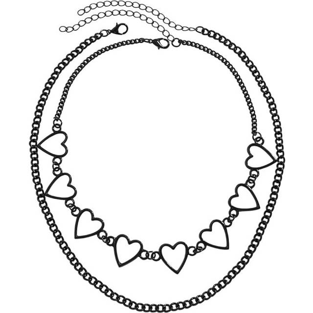 Punk Gothic Black Choker Necklaces for Women Teen Girls Simple Fashion Accessories Gifts for Friends Family Charm Jewelry