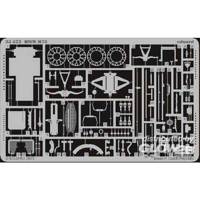 Eduard 35572 1:35 Etched Detailing Set for Tamiya Kits BMW R-75