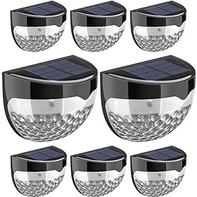 Solar Fence Lights,Decorative Lights LED Garden Lights Waterproof Solar Powered Outdoor Lights for Patio, Fence, Yard, Garden, Garage, Stairway,