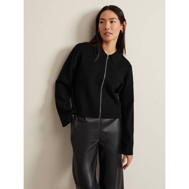 Phase Eight Women's Maisie Zip Jacket - Black