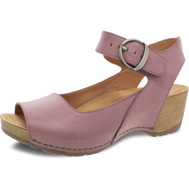 Dansko Women's Tiana Blush Burnished Calf Sandal 8.5-9 M US
