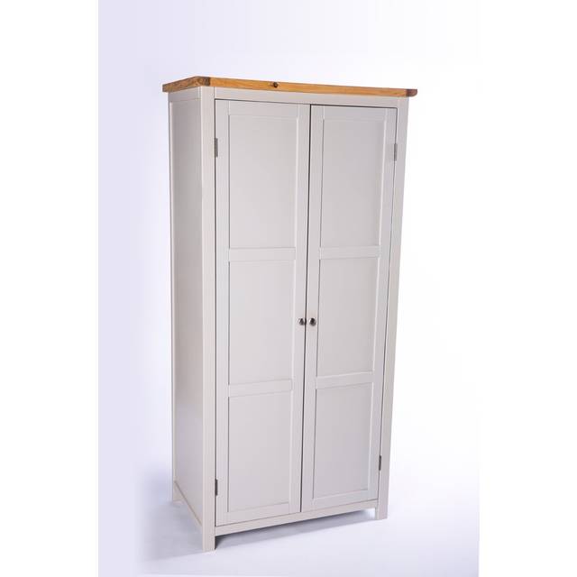 Espada 2 Door Wardrobe - Grey (185cm H X 90cm W X 55cm D)