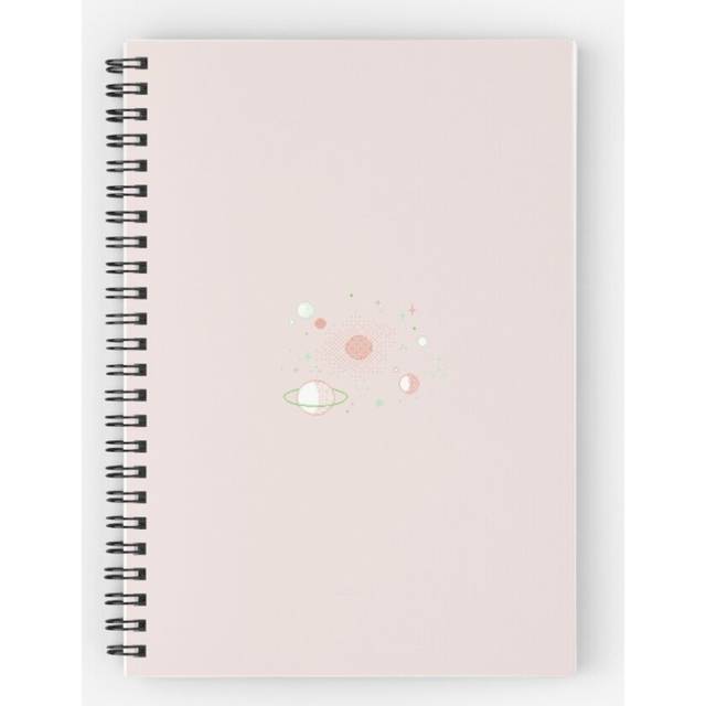 Spiral Notebook Outer Space Aesthetic A5 120 Pages
