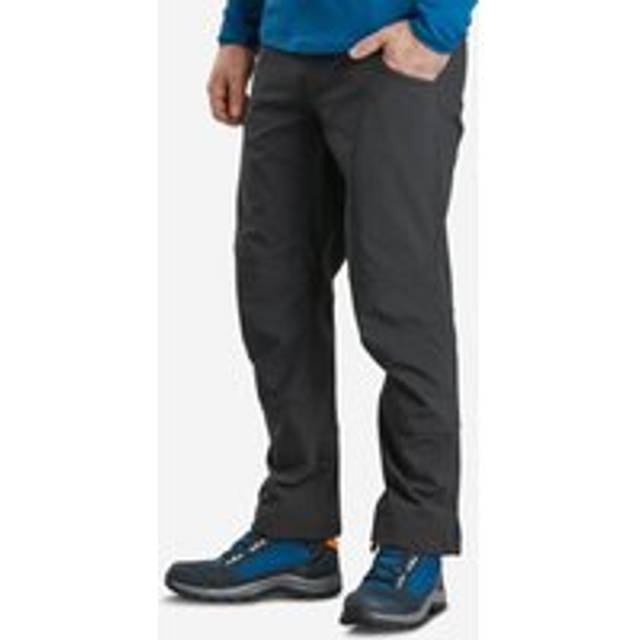 Men’s Water-repellent Hiking Trousers -4°c Nh500 - Grey - Graphite Grey