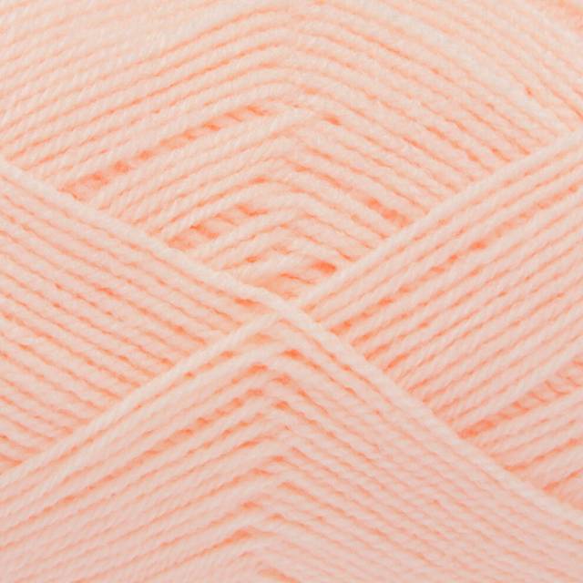 (Peach (59)) King Cole Big Value Baby 4 Ply 100% Acrylic Knitting Yarn 100g