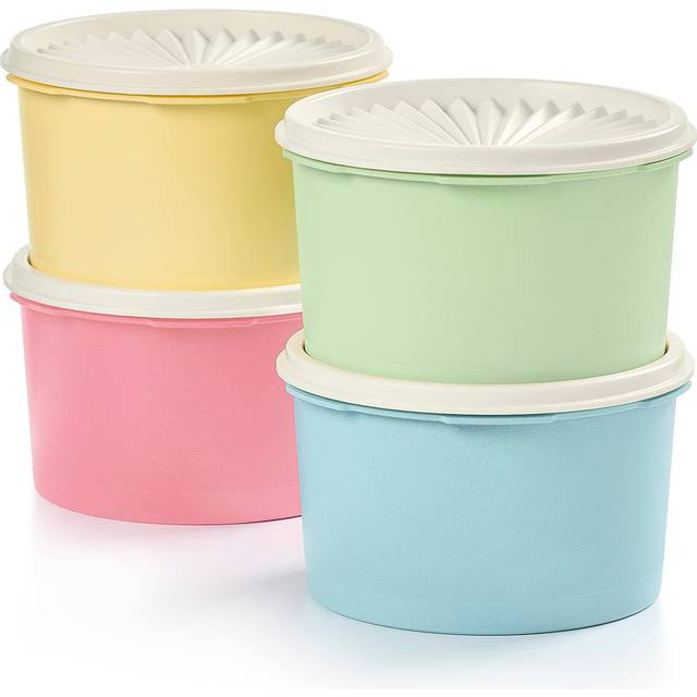 Tupperware Heritage Collection 8 Piece Food Storage Canister Set in Vi
