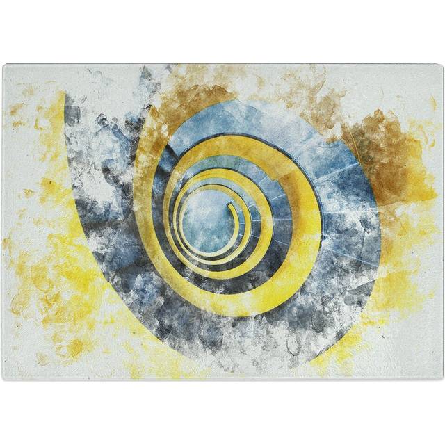 Tempered Glass Spiral Staircase Watercolour Chopping Board (28.5 cm x 39 cm)