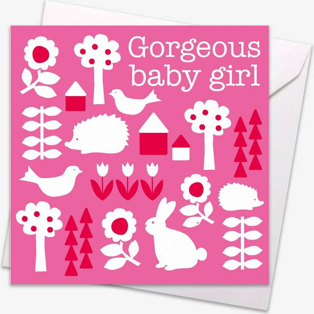 Gorgeous Baby Girl Card