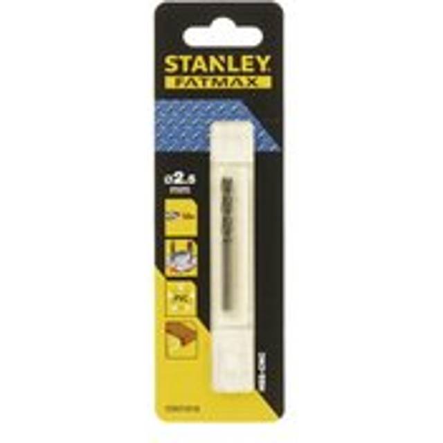 Stanley FatMax HSS-CNC Drill Bit 2.5mm 57mm Pack of 2