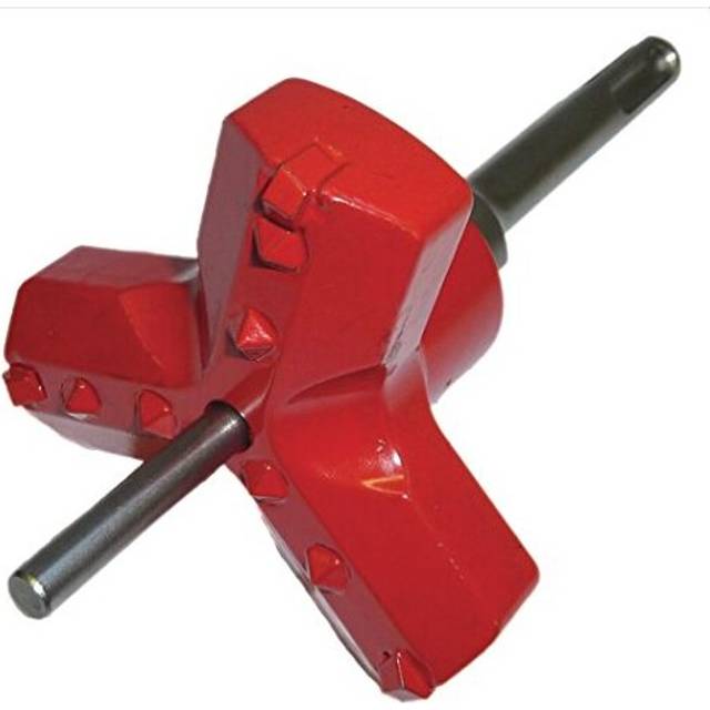 Armeg EBS.Round.Set EBS Tri-Cut Round Cutter c/w SDS Plus Drive Adaptor